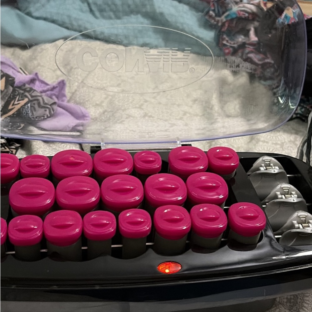 CONAIR Hot Rollers Set with Pink Rollers
